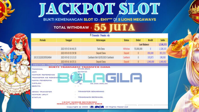 bukti jp bolagila #145