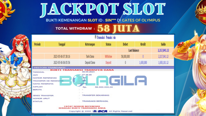 bukti jp bolagila #157