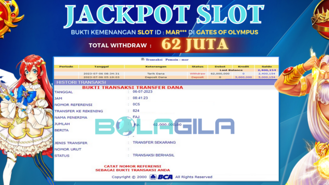 bukti jp bolagila #258