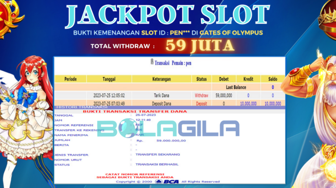 bukti jp bolagila #309